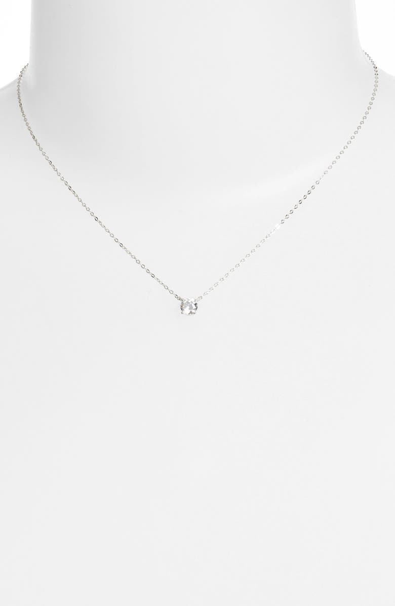 Nadri Cubic Zirconia Pendant Necklace, Alternate, color, 