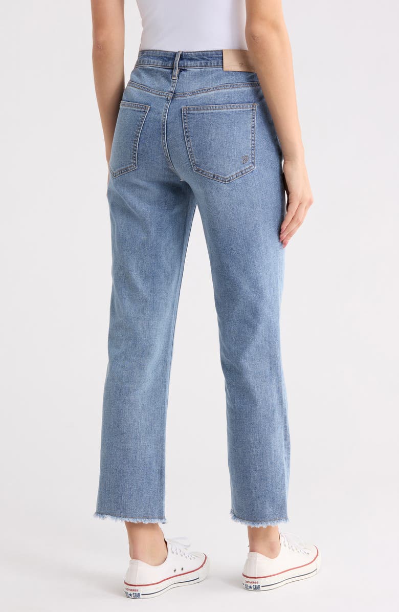 Seven7 High Waist Ankle Straight Leg Jeans, Alternate, color, Desert Dust