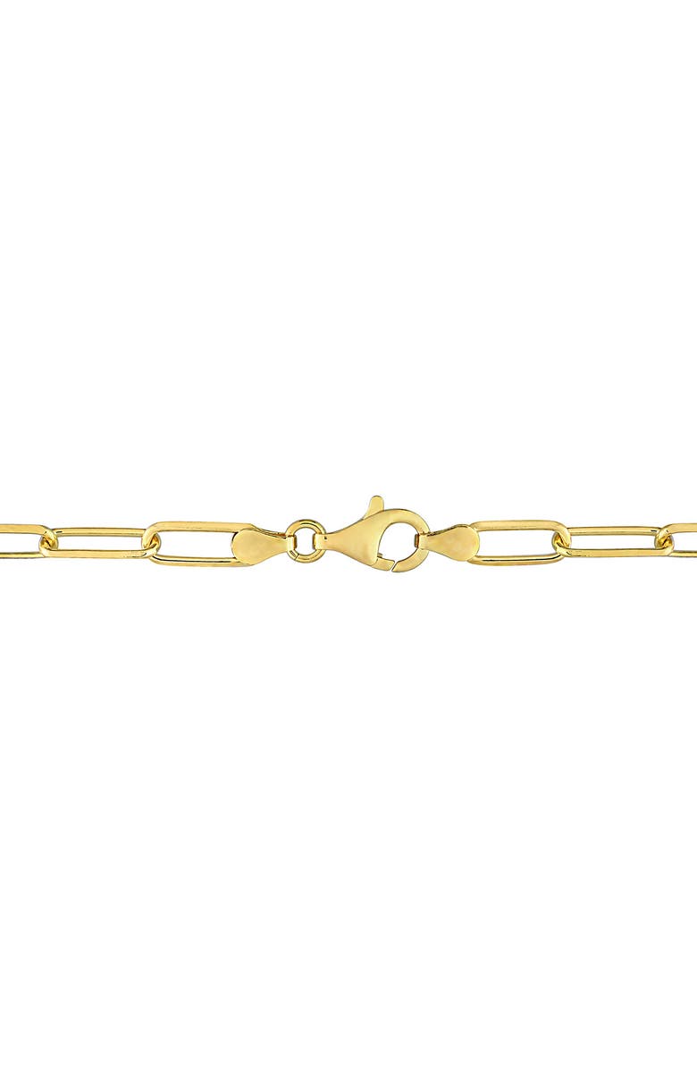 DELMAR Diamond Cut Paper Clip Chain Necklace, Alternate, color,