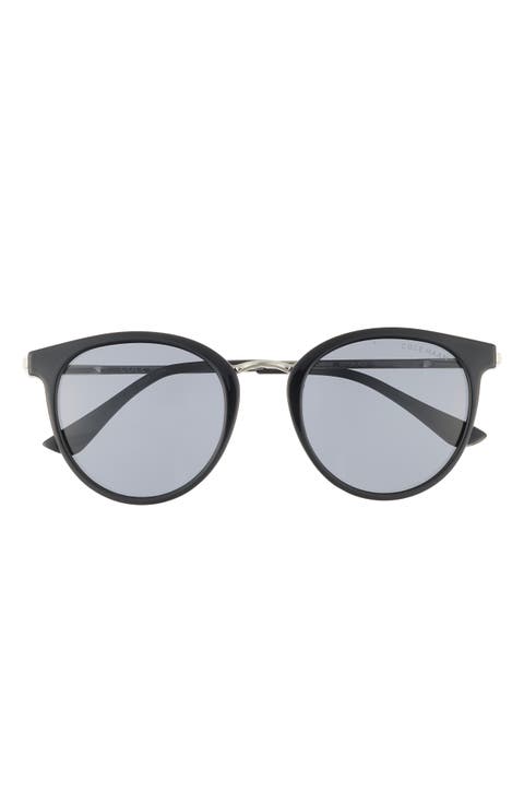 48mm Oval Sunglasses