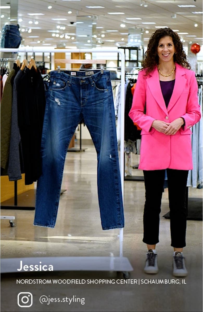 Tellis Slim Heritage Rigid Red Line Selvedge Jeans, sales video thumbnail