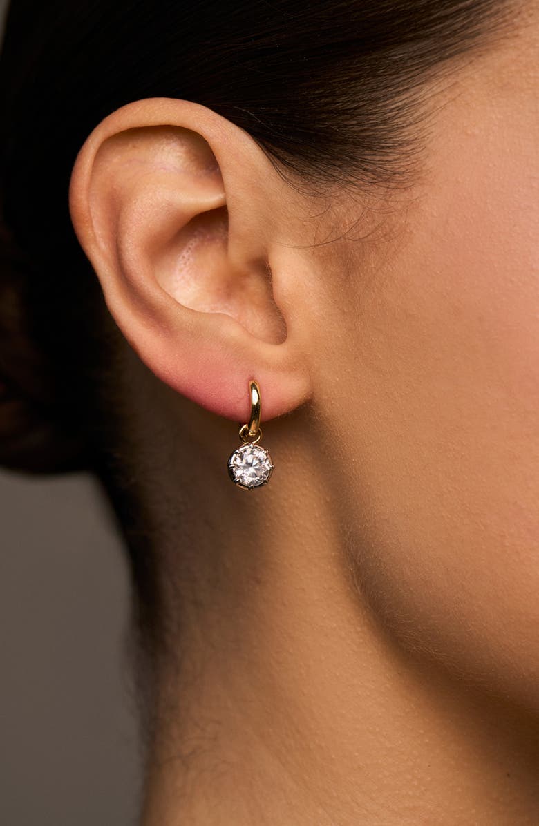 LILI CLASPE Celeste Charm Huggie Hoop Earrings, Alternate, color, 