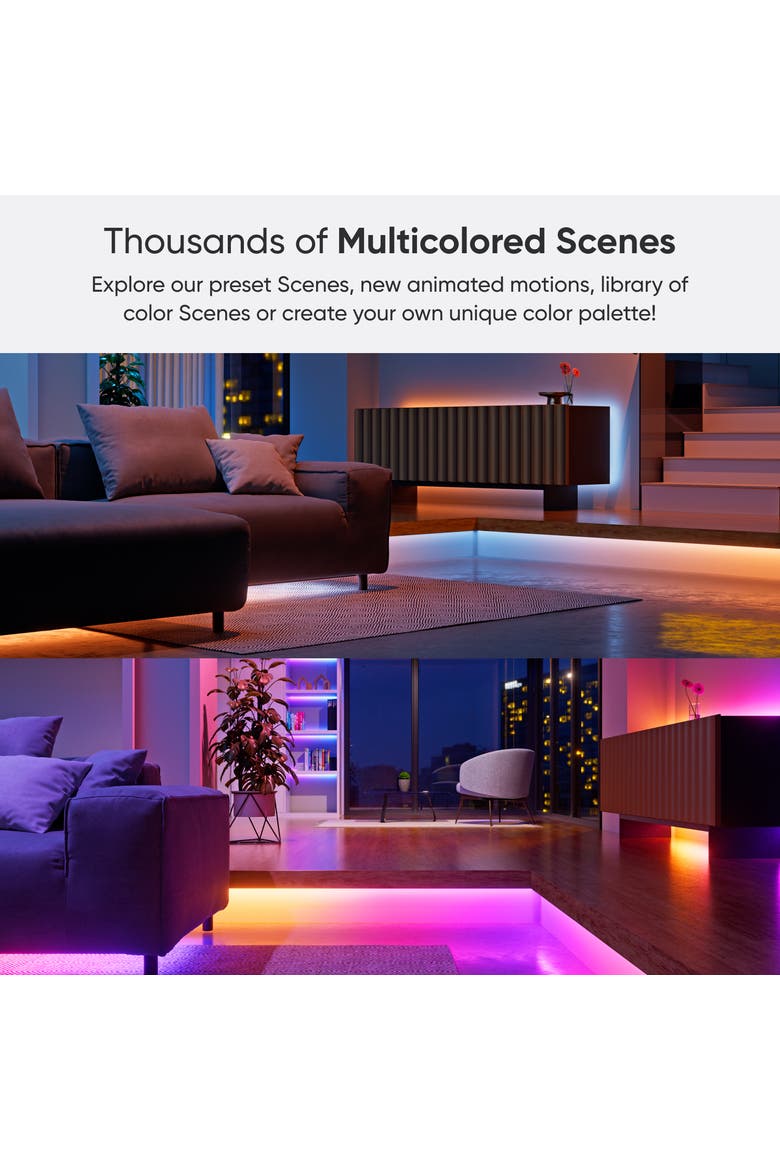 Matter Smart Multicolor HD Lightstrip 16.4ft, Alternate, color, Multicolor