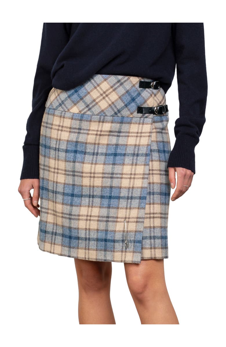 Celtic & Co. Celt Knee Length Kilt Plaid Skirt, Alternate, color, 