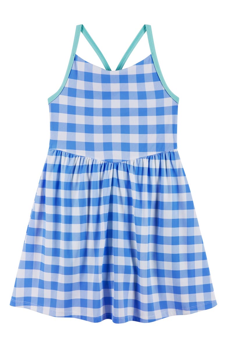 Andy & Evan Kids' Print Skater Dress, Main, color, 