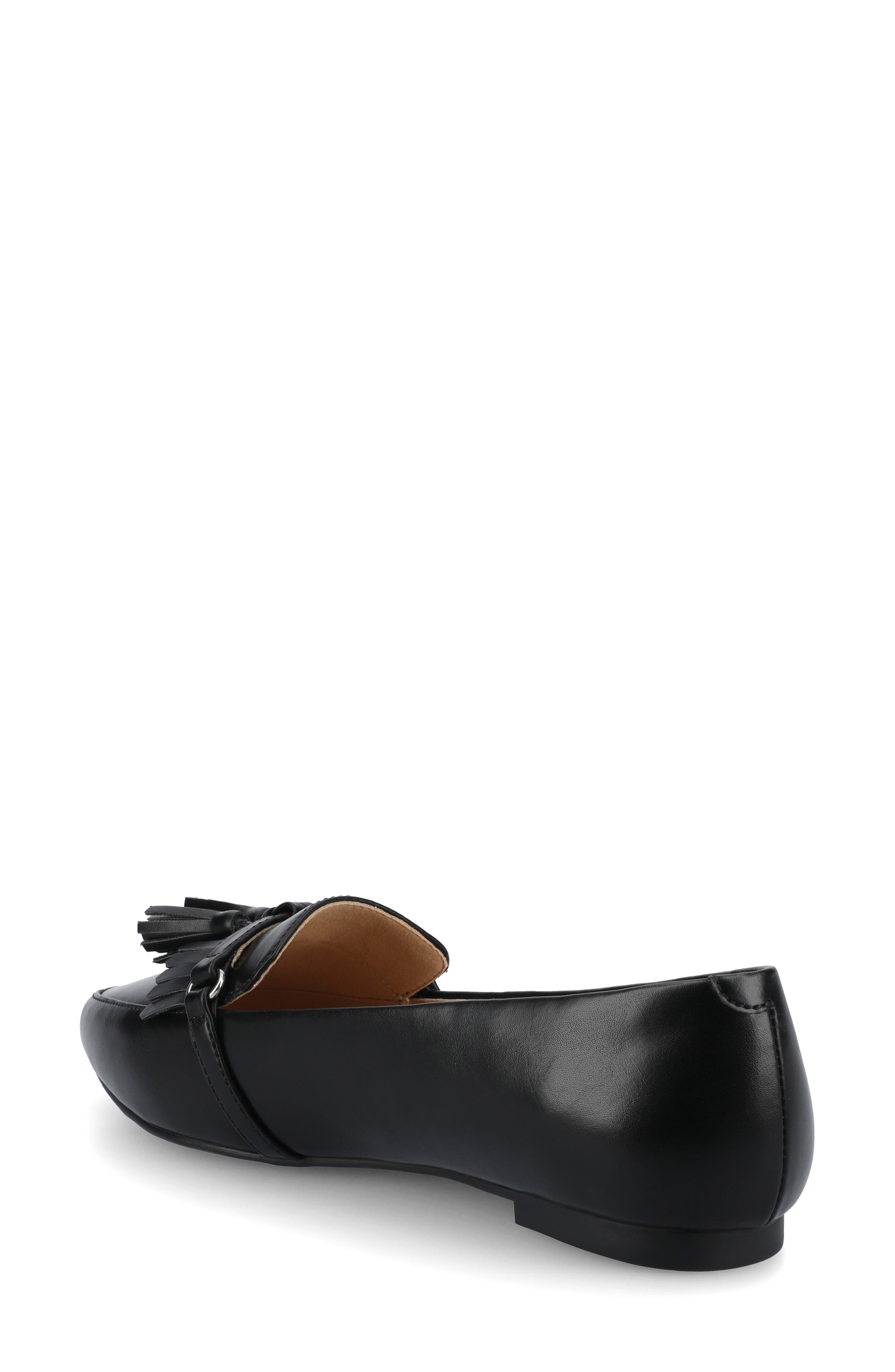 Journee Collection Jannah Tassel Loafer, Alternate, color, Black