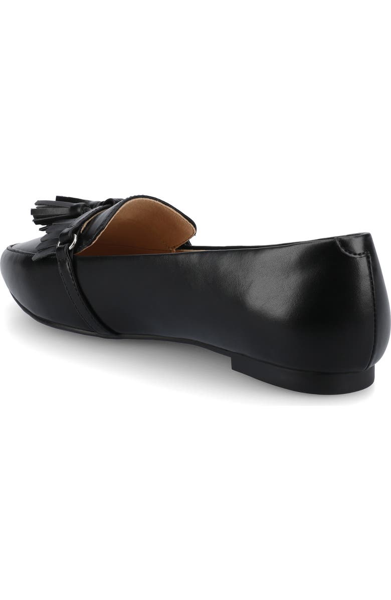 Journee Collection Jannah Tassel Loafer, Alternate, color, Black