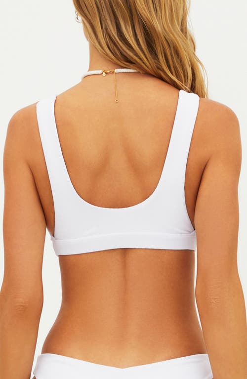 BEACH RIOT BEACH RIOT PEYTON RIBBED BIKINI TOP