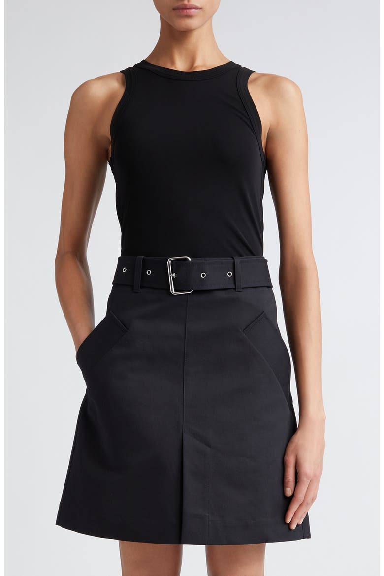 Fluid Jersey Sleeveless Top, Main, color, BLACK