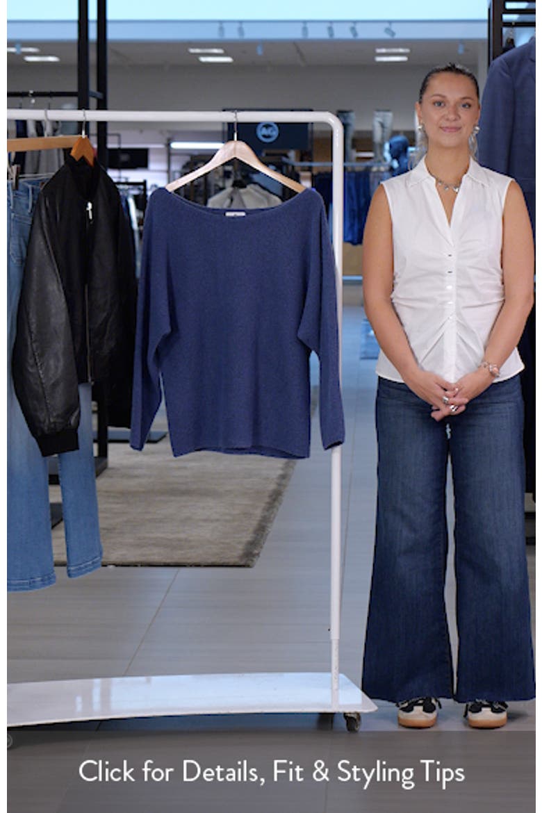 Lofty Boat Neck Oversize Sweater video