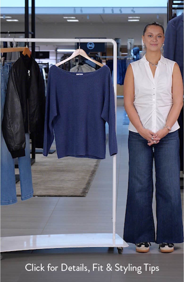 Lofty Boat Neck Oversize Sweater, sales video thumbnail