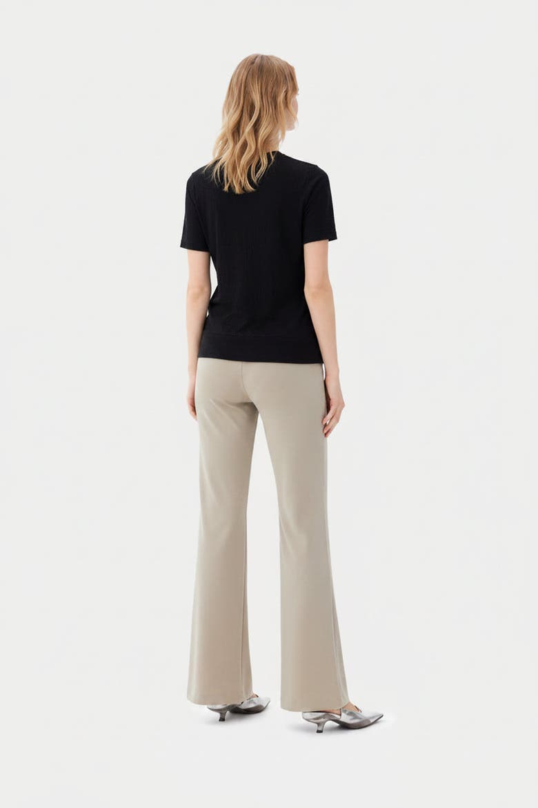 Silk Cashmere T-Shirt, Alternate, color, black