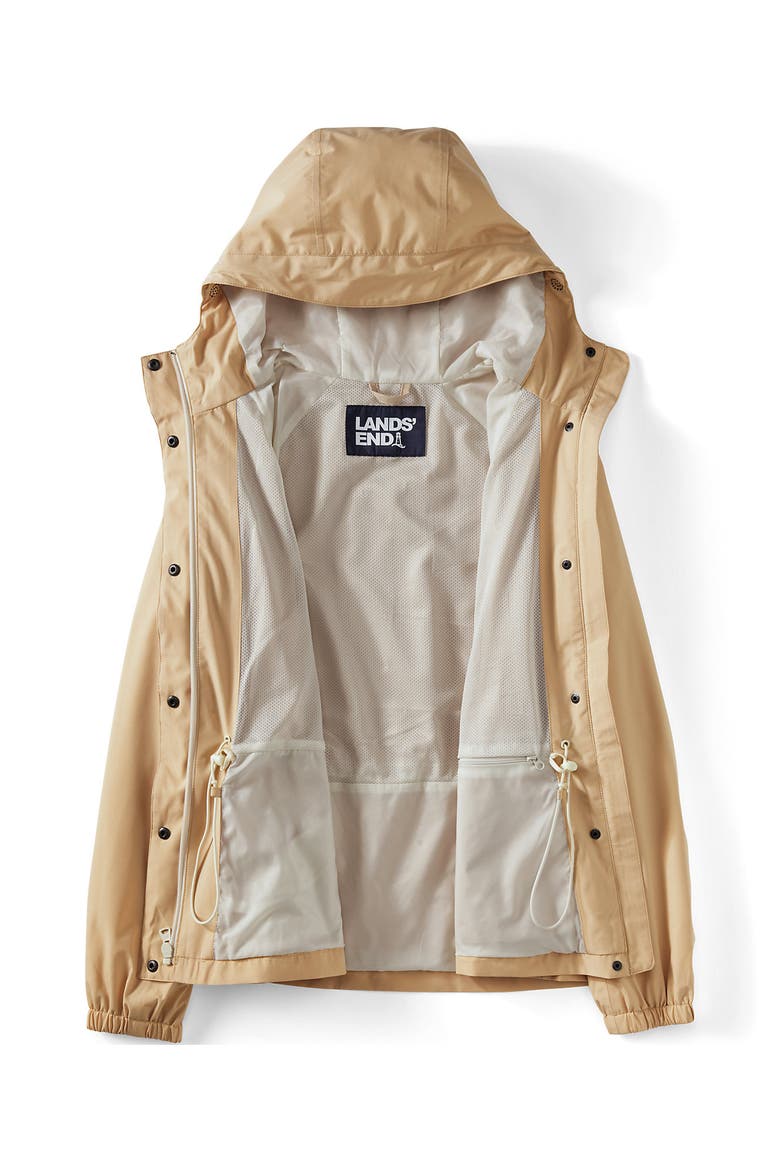 Squall Packable Rain Jacket, Alternate, color, Champagne/Ivory Latte
