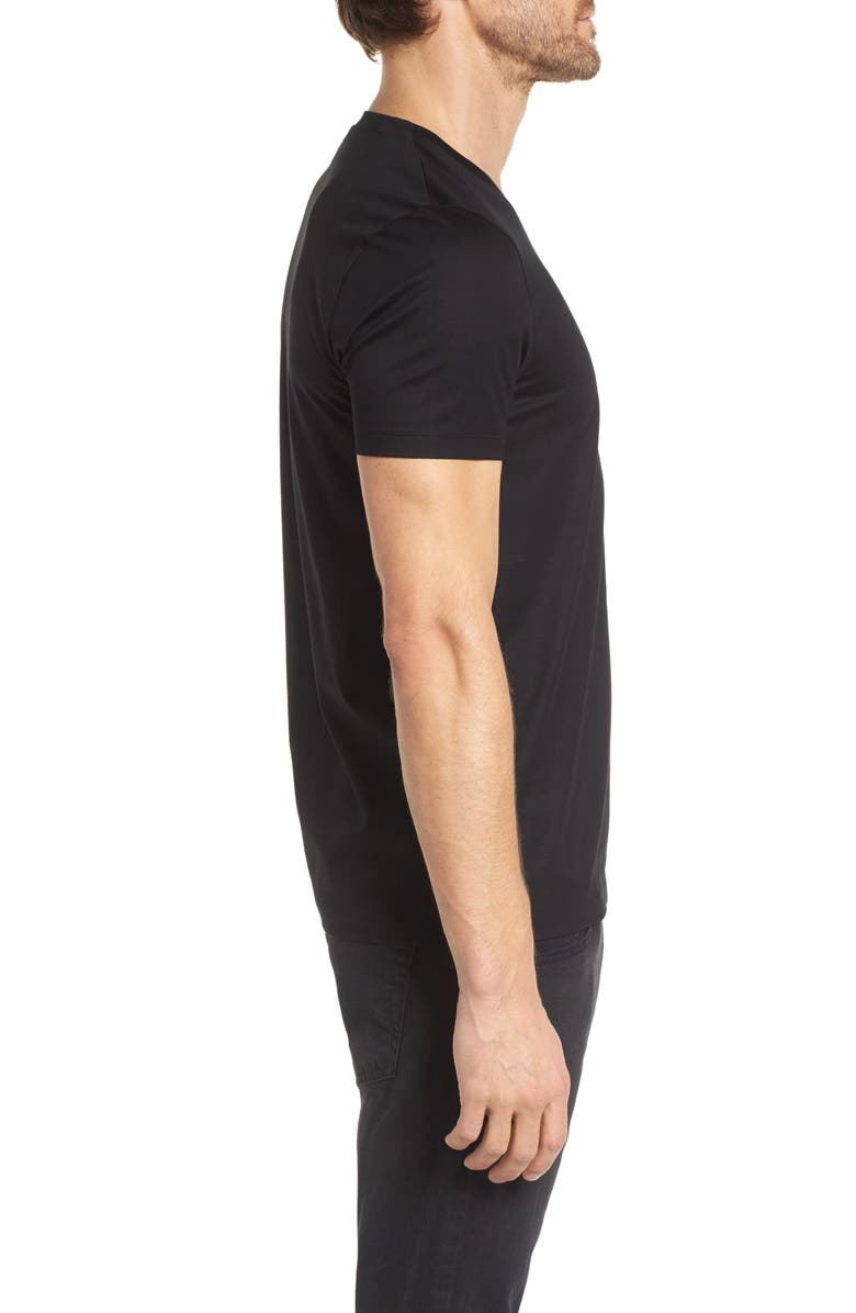 BOSS Teal Slim Fit V-Neck T-Shirt, Alternate, color, 