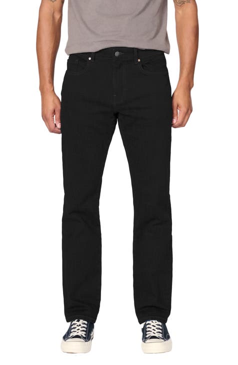 Men's Straight Fit Black Pants | Nordstrom