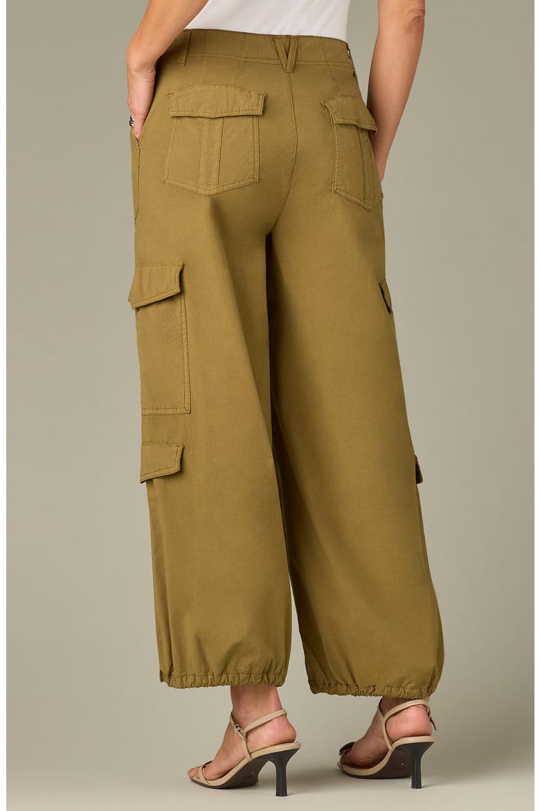 Skyrise High Waist Wide Leg Utility Pants, Alternate, color, GOLDEN OLIVE