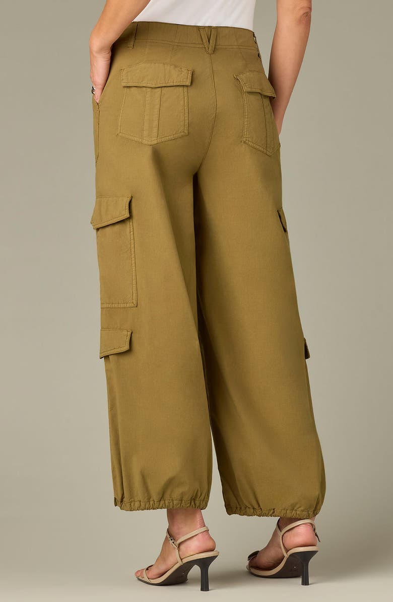 Wit & Wisdom Skyrise High Waist Wide Leg Utility Pants, Alternate, color, Golden Olive