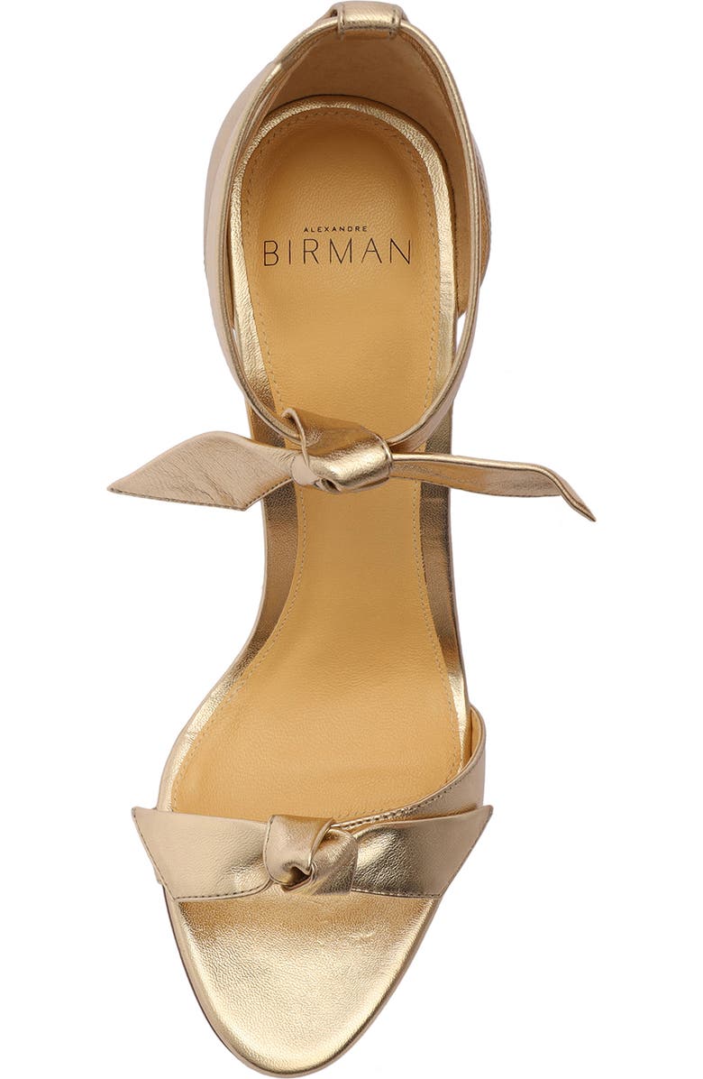 Alexandre Birman Clarita Metallic Ankle Strap Sandal, Alternate, color, Kid Soft Metal