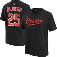 Nike Youth Nike Pete Alonso Black Baltimore Orioles Name & Number T-Shirt