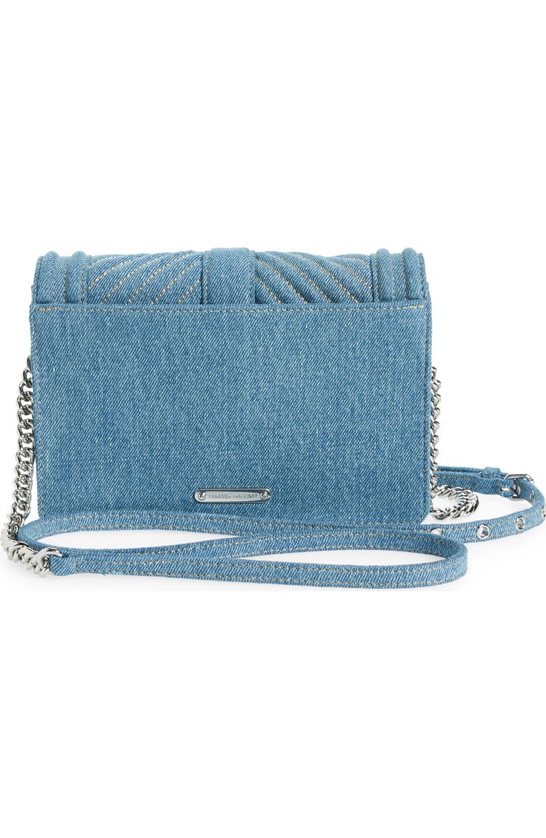 Rebecca Minkoff Small Chevron Quilted Love Crossbody Bag, Alternate, color,