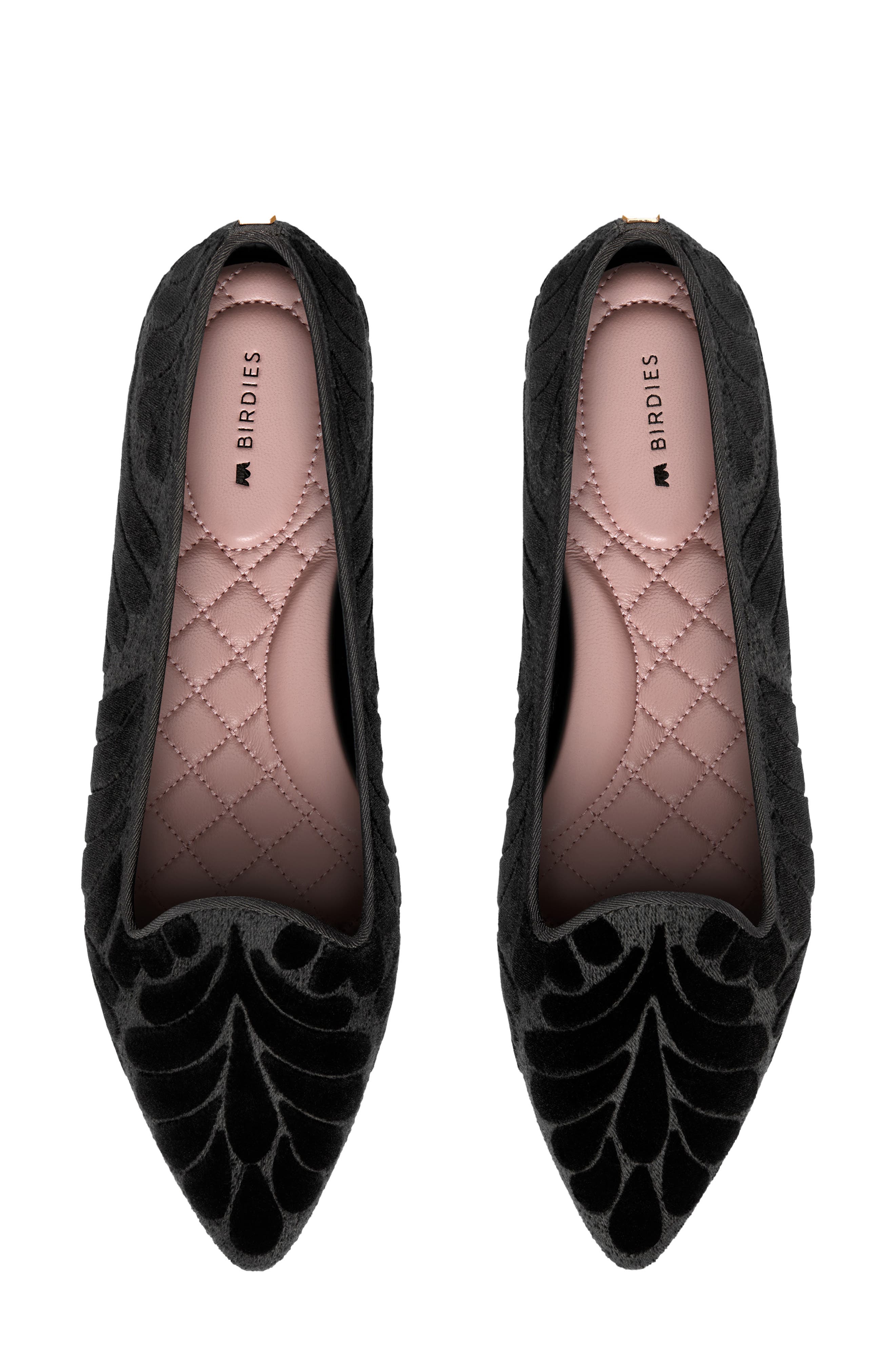 Birdies Sparrow Embroidered Pointed Toe Flat, Alternate, color, 