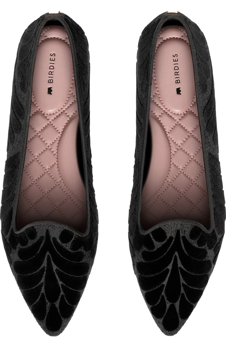 Birdies Sparrow Embroidered Pointed Toe Flat, Alternate, color,