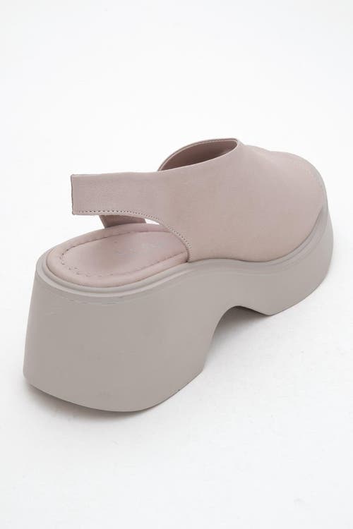 Forever & Always Shoes Roy Leather Wedge Sandal