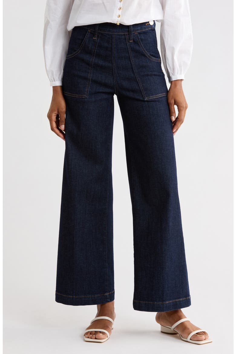 Francoise Wide Leg Jeans, Main, color, RINSE