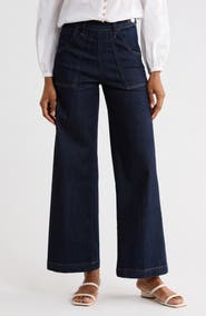 FRAME Francoise Wide Leg Jeans