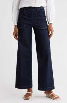 FRAME Francoise Wide Leg Jeans