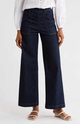FRAME Francoise Wide Leg Jeans