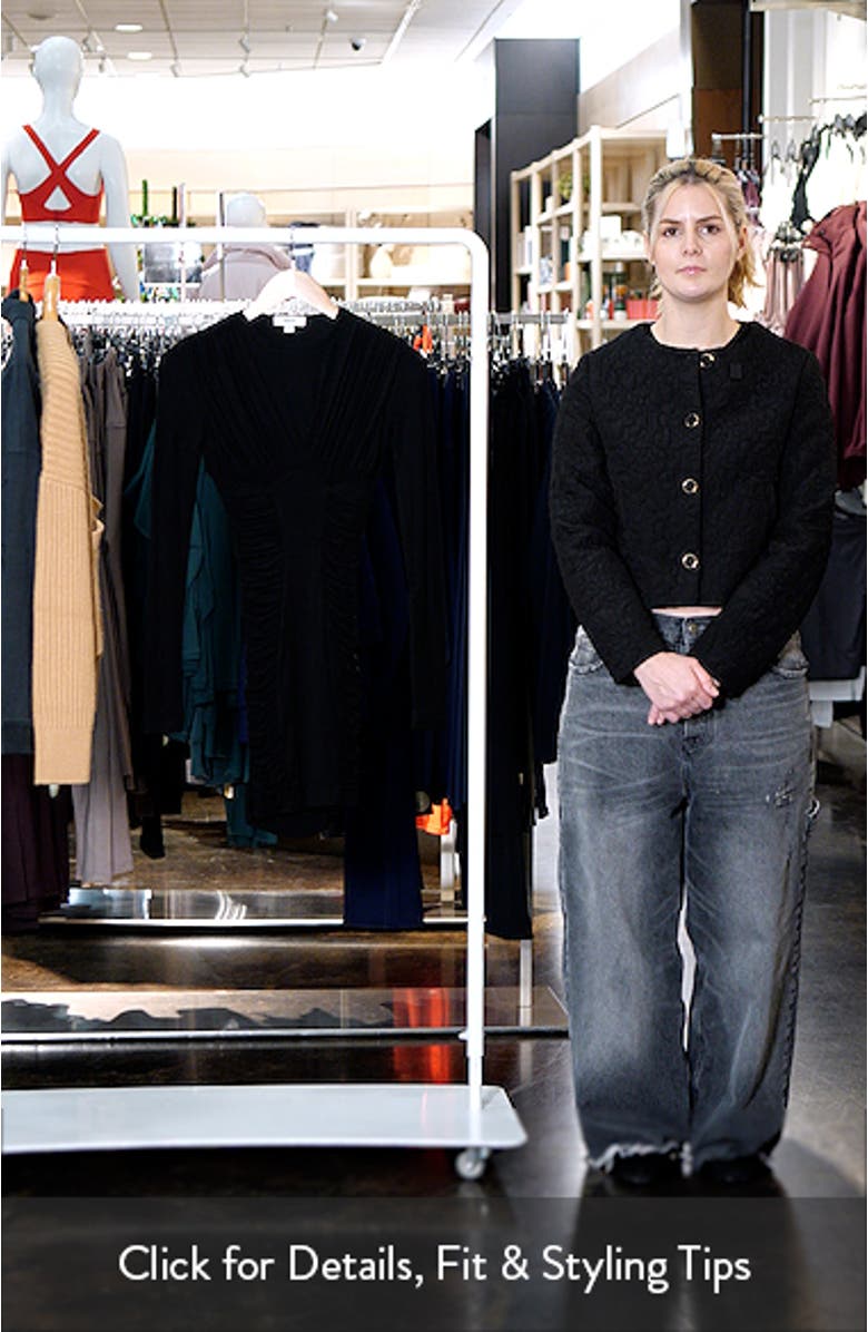 Abbi Ruched Long Sleeve Minidress, sales video thumbnail