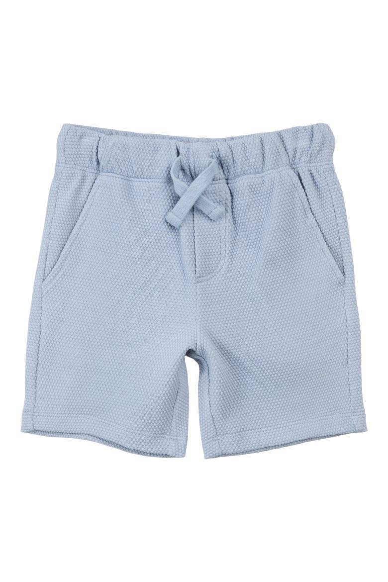 Kids' Textured Knit Shorts, Main, color, BLUE DUSTY