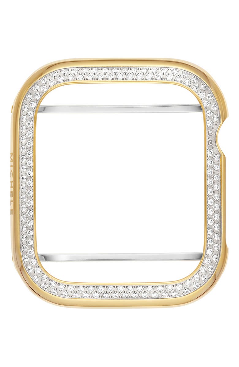 MICHELE 40mm Apple Watch<sup>®</sup> Diamond Case Attachment, Alternate, color, Two-Tone Gold