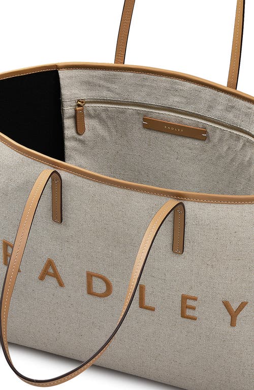 Radley Sutherland Row Large Open Top Tote Bag In Brown