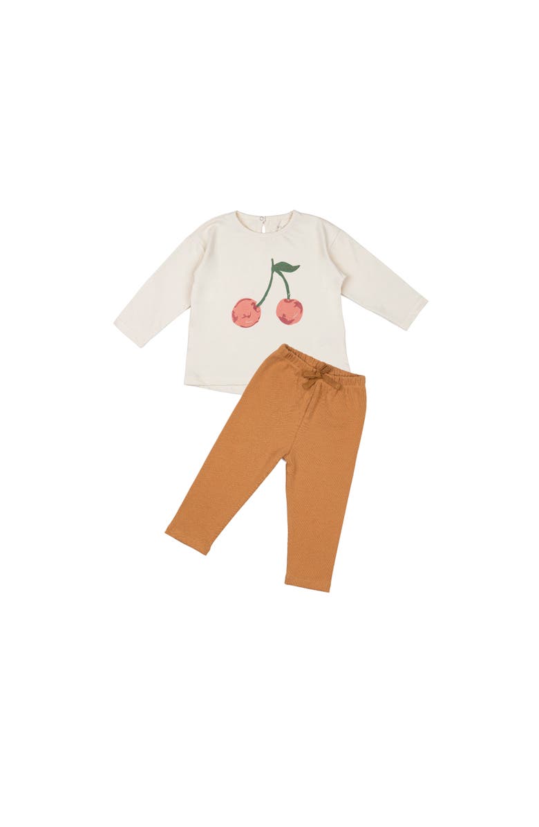 Wild Wawa Legging Set, Main, color, Cherry