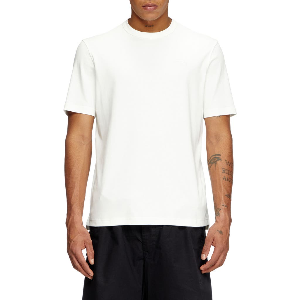 Diesel T-shirt With Tonal Logo Embroidery