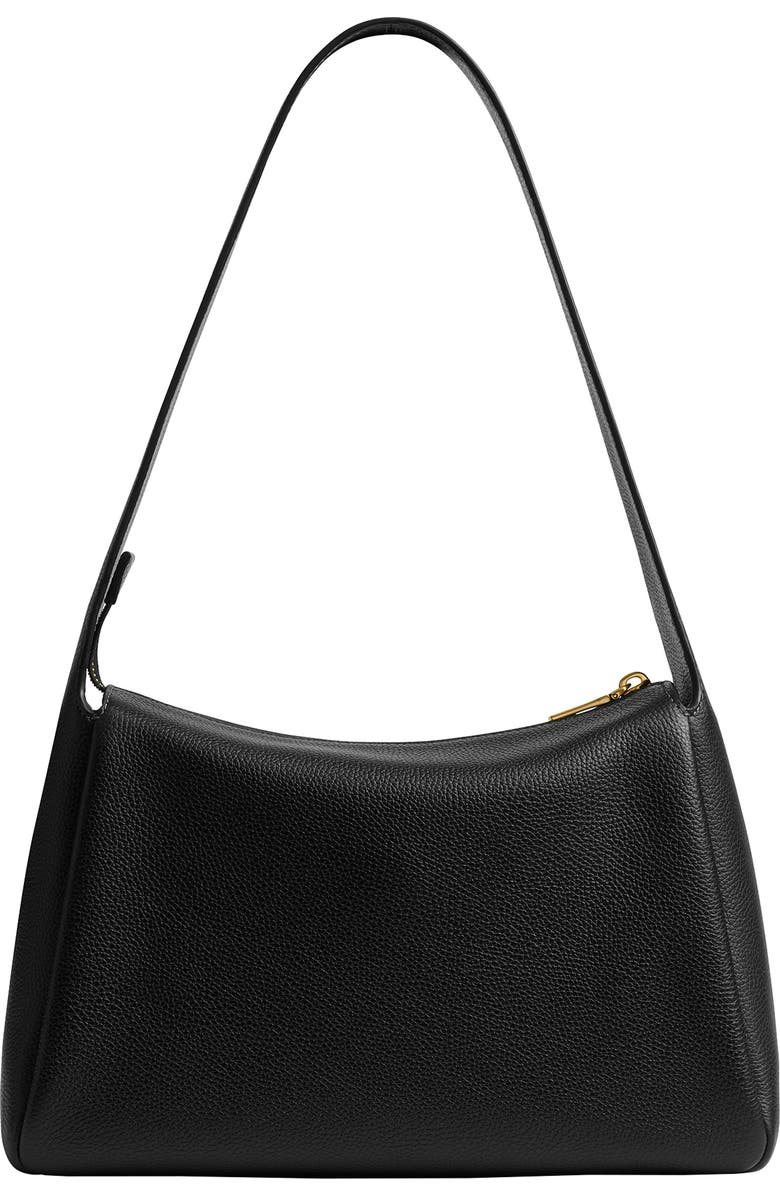 COACH Lola Polished Pebble Leather Shoulder Bag, Alternate, color, Black