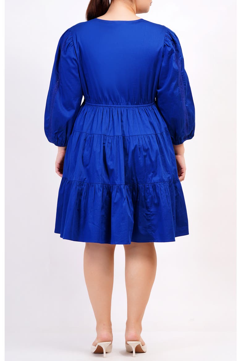 Zariah Empire Waist Mini Dress, Alternate, color, Mazarine Blue