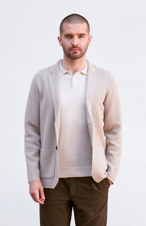 Midweight Cotton Deconstructed Blazer