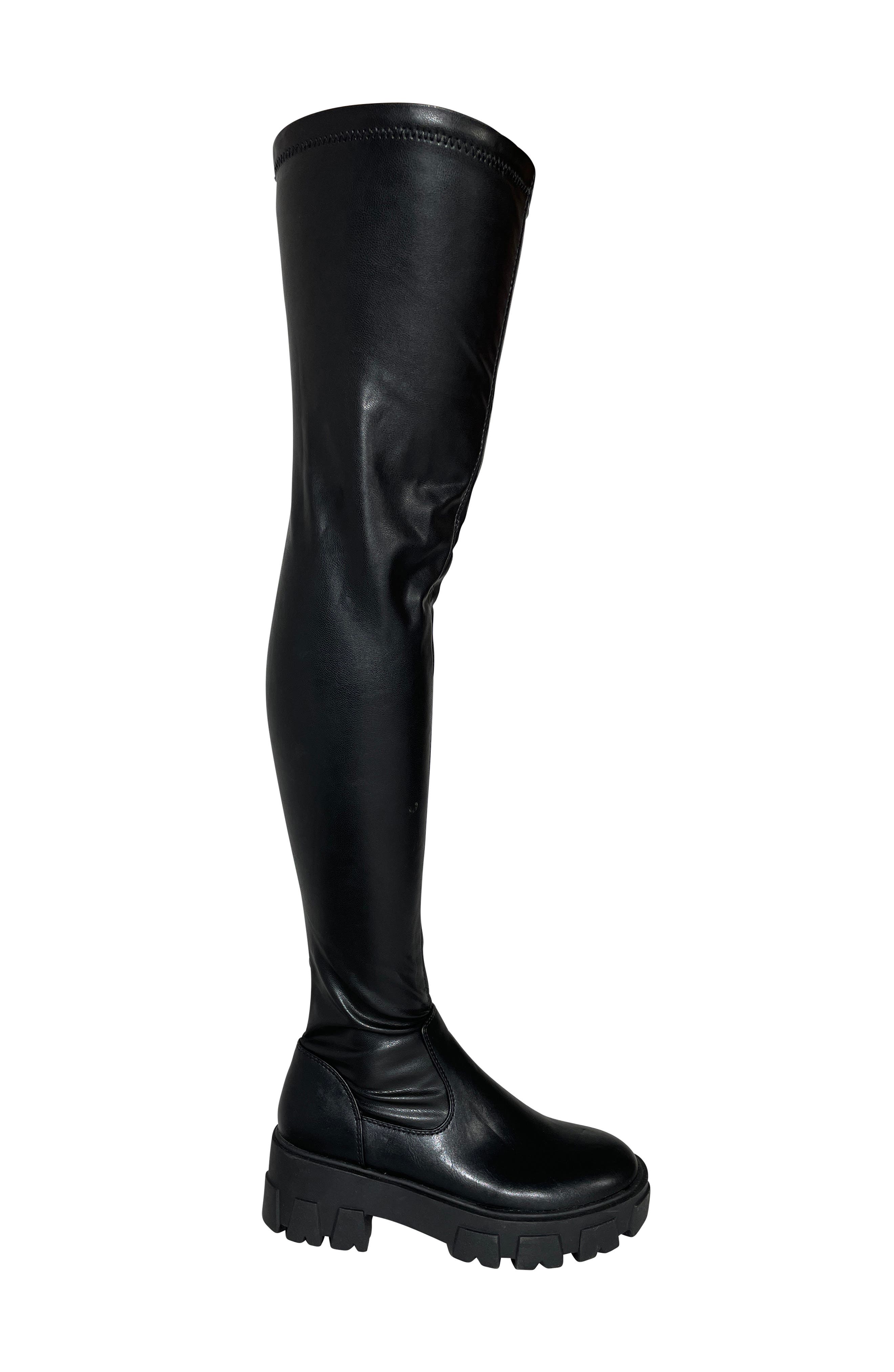 AZALEA WANG Eureva Platform Over the Knee Boot, Alternate, color, 
