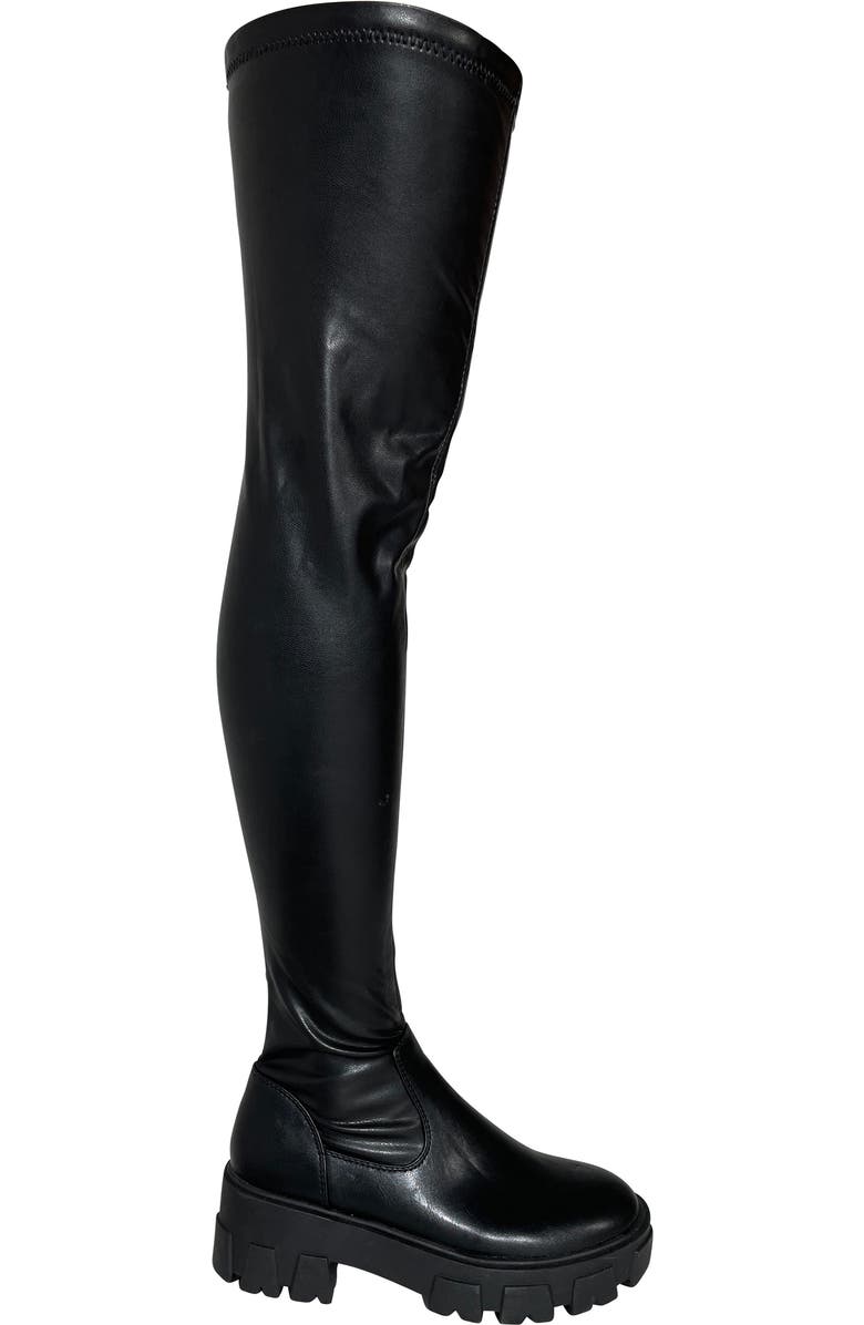 AZALEA WANG Eureva Platform Over the Knee Boot, Alternate, color,