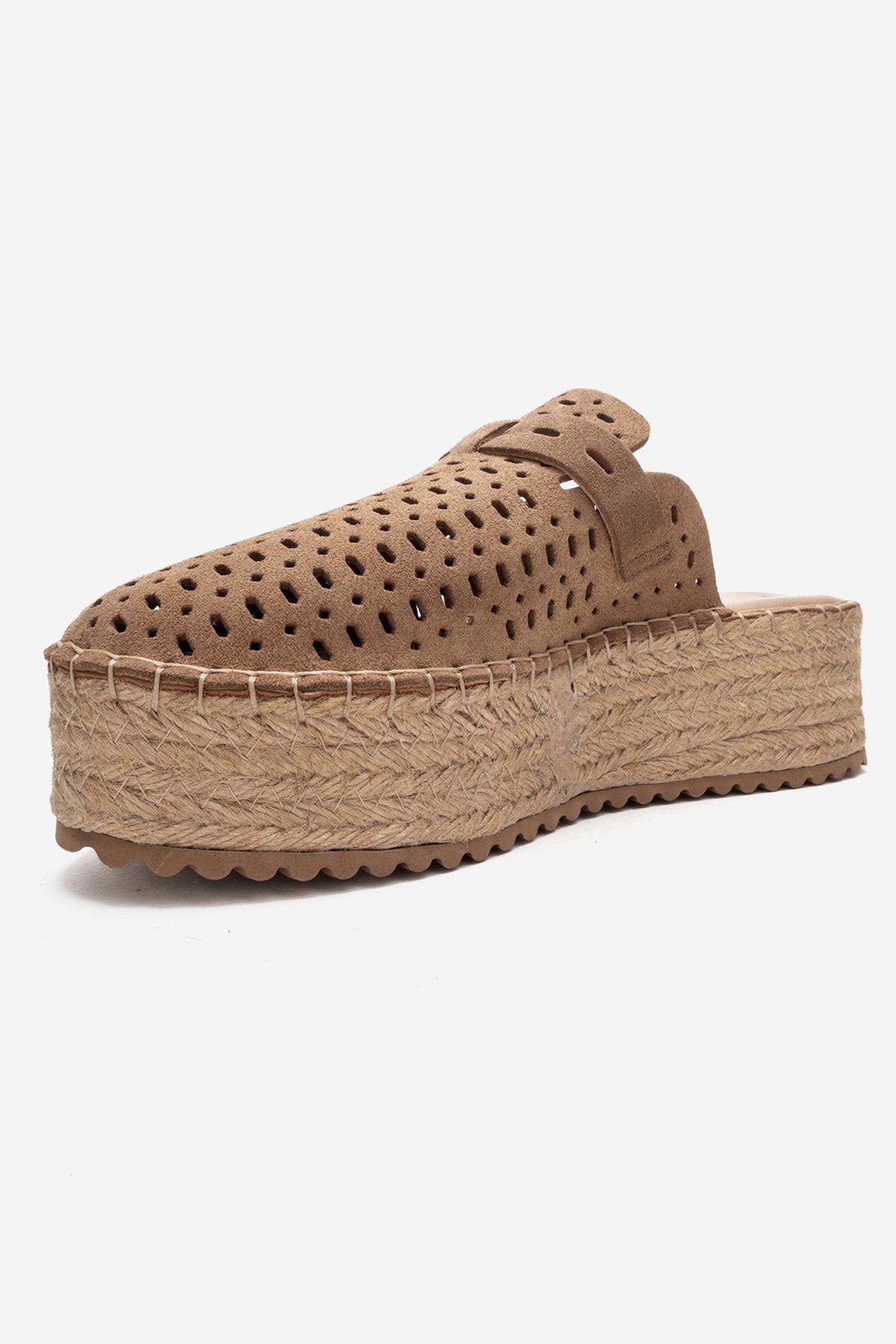 Louis Leather Platform Sandal, Alternate, color, Cognac Suede