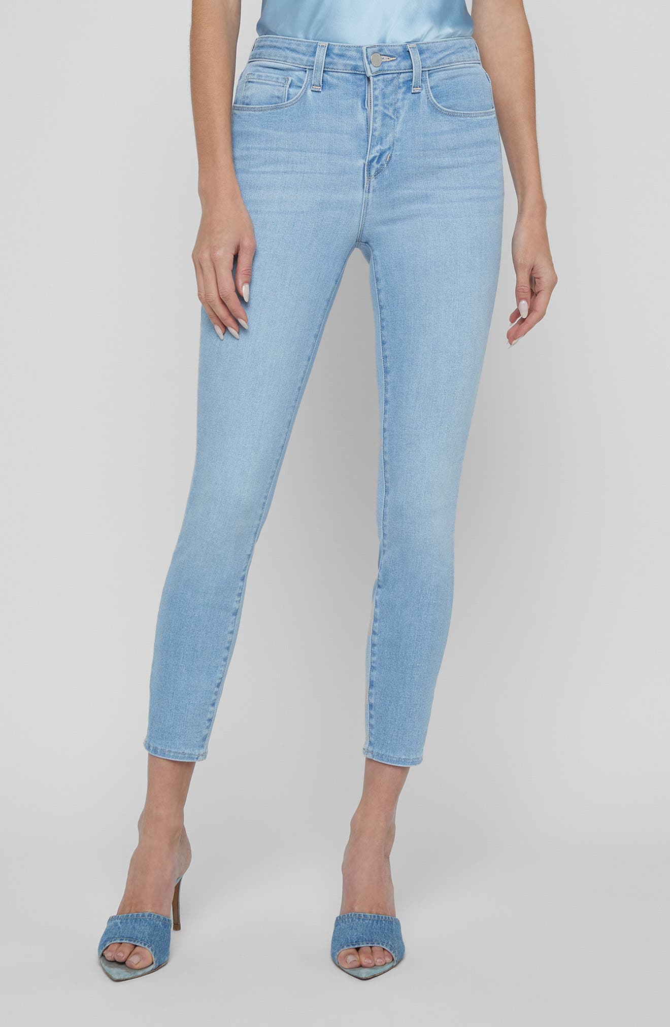 L'AGENCE Margot High Waist Crop Skinny Jeans