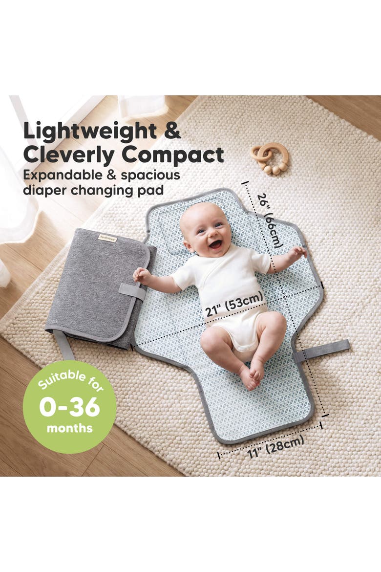 Flex Diaper Changing Pad, Alternate, color, Classic Gray