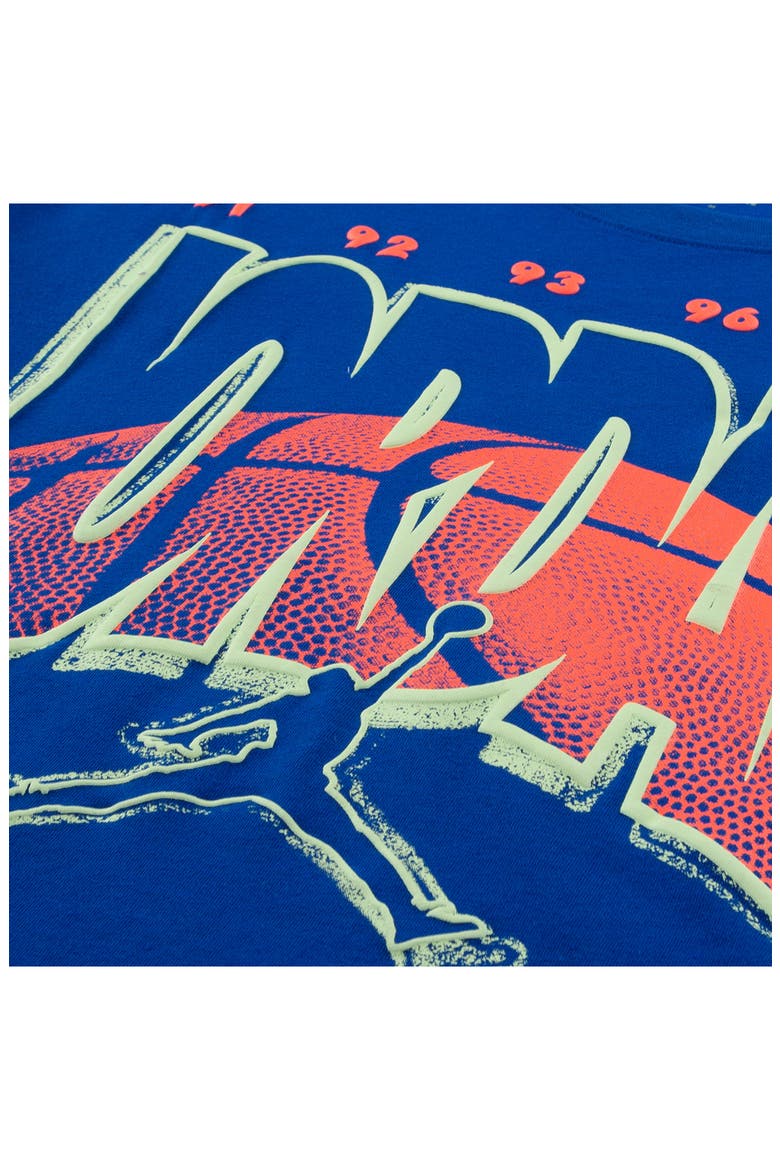 Kids' JDB Ball World Graphic Cotton Blend T-Shirt, Alternate, color, GAME ROYAL