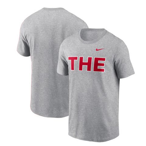 Men
s Nike Gray Ohio State Buckeyes THE T-Shirt