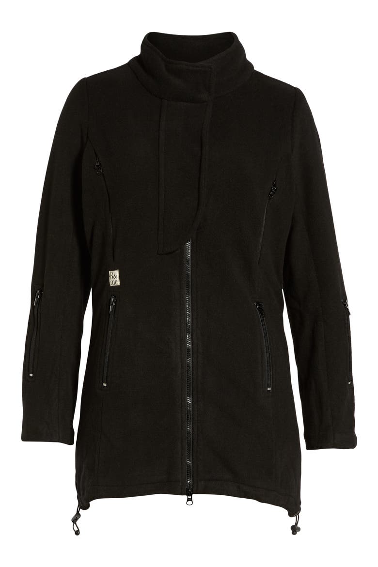 Booker Maternity Coat, Alternate, color, BLACK