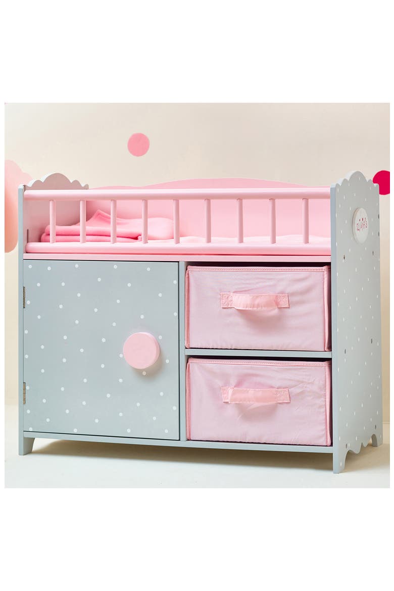 Olivia's Little World Polka Dot Baby Doll Crib, Alternate, color, ASSORTED