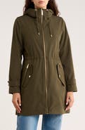 Michael Kors Water Resistant Hooded Coat